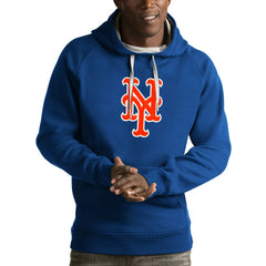 New York Mets Antigua Victory Pullover Hoodie Online