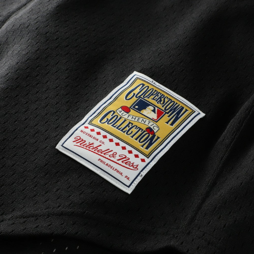 Randy Johnson Arizona Diamondbacks Mitchell & Ness Cooperstown Collection Mesh Batting Practice Button-Up Jersey - Black | MLB Jerseys