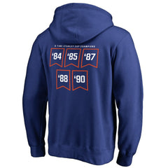 Edmonton Oilers - Raise the Banner Pullover Hoodie Royal