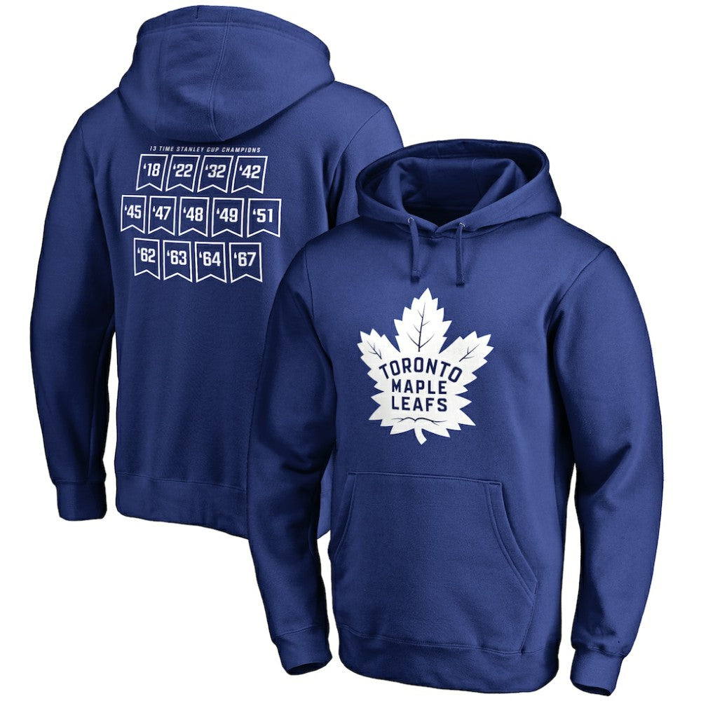 Toronto Maple Leafs - Raise the Banner Pullover Hoodie Royal