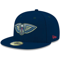 New Era - New Orleans Pelicans Team Color 59FIFTY Fitted Hat - Navy