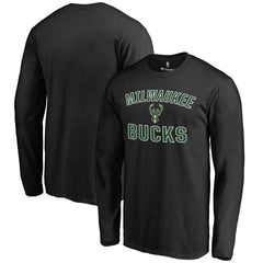 NBA - Milwaukee Bucks Victory Arch Long Sleeve T-Shirt - Black