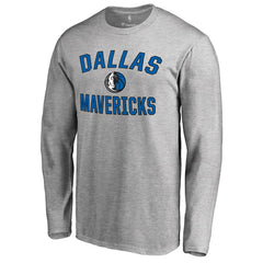 NBA - Dallas Mavericks Victory Arch Long Sleeve T-Shirt - Ash