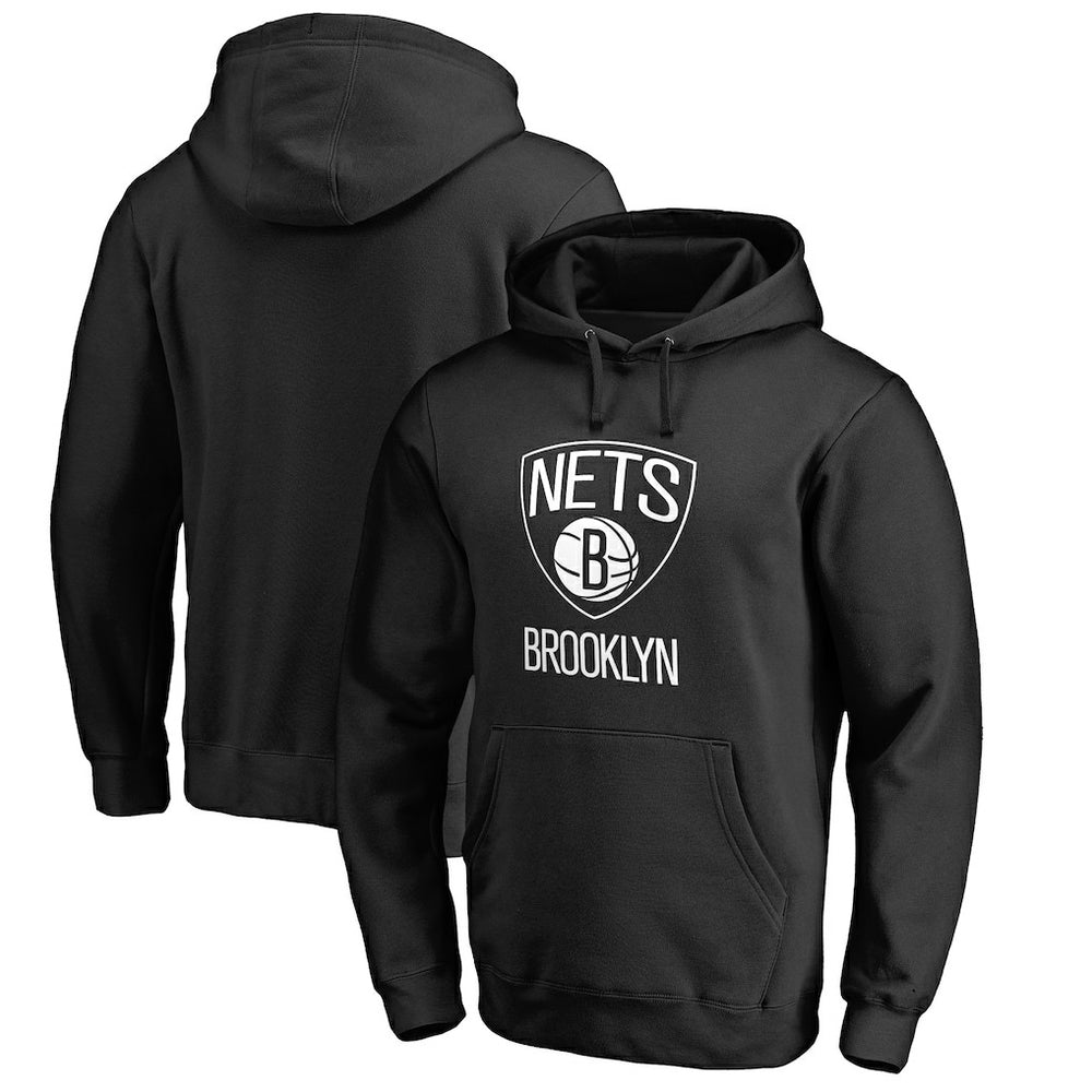 NBA - Brooklyn Nets Primary Logo Pullover Hoodie - Black