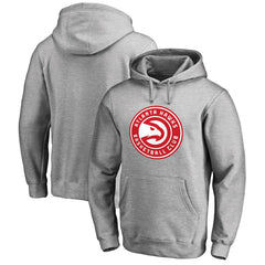 NBA - Atlanta Hawks Primary Logo Pullover Hoodie - Heather Gray