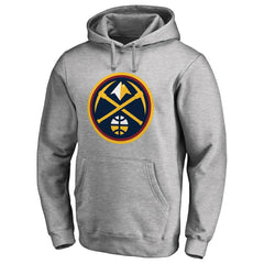 NBA - Denver Nuggets Primary Logo Pullover Hoodie - Heather Gray