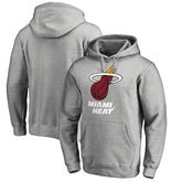 NBA - Miami Heat Primary Logo Pullover Hoodie - Heather Gray