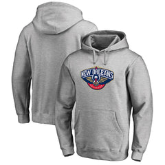 NBA - New Orleans Pelicans Primary Logo Pullover Hoodie - Heather Gray