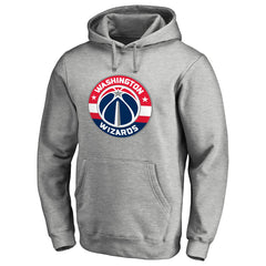 NBA - Washington Wizards Primary Logo Pullover Hoodie - Heather Gray