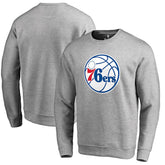 NBA - Philadelphia 76ers Primary Logo Sweatshirt - Heathered Gray