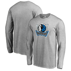NBA - Dallas Mavericks Primary Logo Long Sleeve T-Shirt - Heather Gray