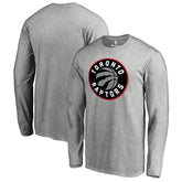 NBA - Toronto Raptors Primary Logo Long Sleeve T-Shirt - Heather Gray