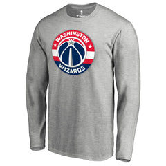 NBA - Washington Wizards Primary Logo Long Sleeve T-Shirt - Heather Gray