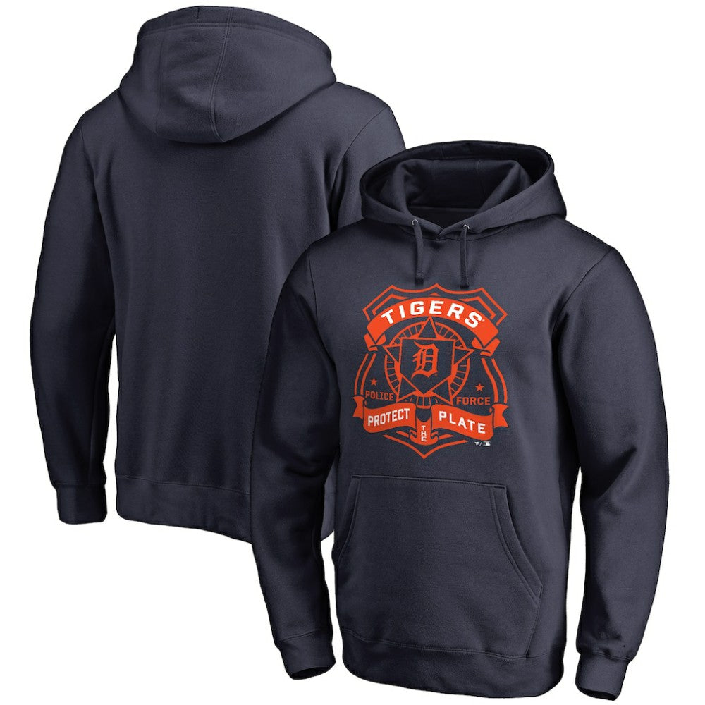 Detroit Tigers Police Badge Pullover Hoodie discount