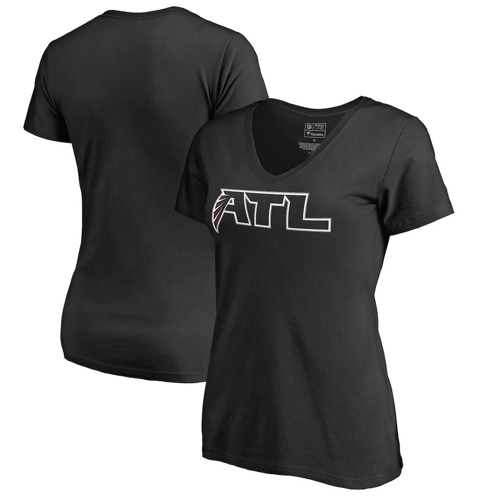 Atlanta Falcons Women's Alternate Logo T-Shirt Black - NFL