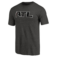 Atlanta Falcons Alternate Logo Tri-Blend T-Shirt Black - NFL