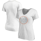 New York Islanders - Women's Whiteout V-Neck T-Shirt White