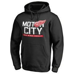 Detroit Red Wings - Hometown Collection Motor City Pullover Hoodie Black