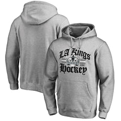 Los Angeles Kings - Hometown Collection The Crown Pullover Hoodie Ash