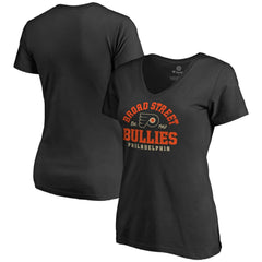 Philadelphia Flyers - Women's Hometown Collection Bullies V-Neck T-Shirt Black