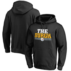 Pittsburgh Steelers Hometown Collection The Burgh Pullover Hoodie Black - NFL
