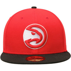 New Era - Atlanta Hawks Team Color 2Tone 59FIFTY Fitted Hat - Red/Black