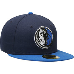 New Era - Dallas Mavericks Team Color 2Tone 59FIFTY Fitted Hat - Navy/Blue