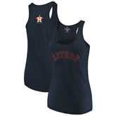 Houston Astros Soft as a Grape Women's Plus Size Swing for the Fences Racerback Tank Top discount
