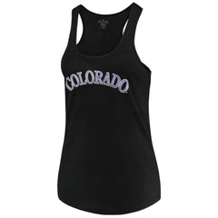 Colorado Rockies Soft as a Grape Women's Plus Size Swing for the Fences Racerback Tank Top Near Me