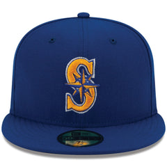 Seattle Mariners New Era Alternate 2 Authentic On Field 59FIFTY Fitted Hat Lifestyle