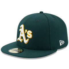 Athletics New Era Road Authentic Collection On Field 59FIFTY Performance Fitted Hat discount