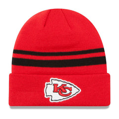 Kansas City Chiefs New Era Team Logo Cuffed Knit Hat Red - NFL