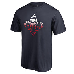 NBA - New Orleans Pelicans Gradient Logo T-Shirt - Navy