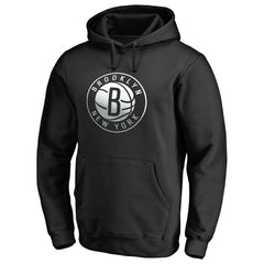 NBA - Brooklyn Nets Gradient Logo Pullover Hoodie - Black