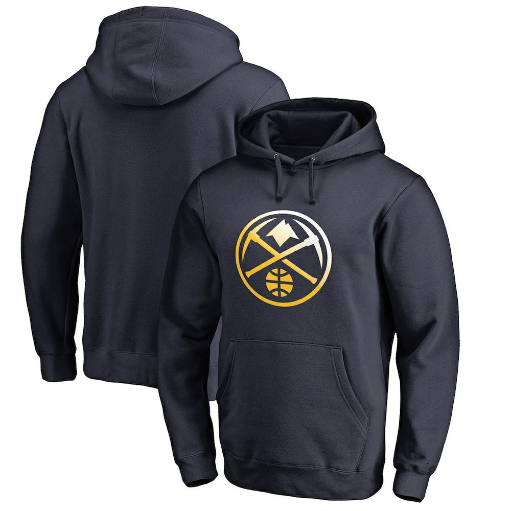 NBA - Denver Nuggets Gradient Logo Pullover Hoodie - Navy