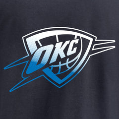 NBA - Oklahoma City Thunder Gradient Logo Pullover Hoodie - Navy
