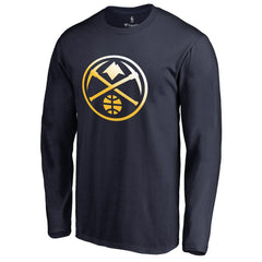 NBA - Denver Nuggets Gradient Logo Long Sleeve T-Shirt - Navy
