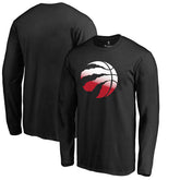 NBA - Toronto Raptors Gradient Logo Long Sleeve T-Shirt - Black