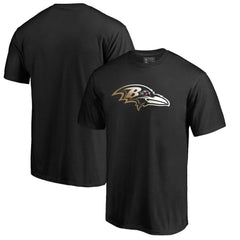 Baltimore Ravens Gradient Logo T-Shirt Black - NFL