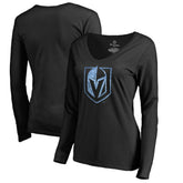 Vegas Golden Knights Women's Pond Hockey Long Sleeve T-Shirt Black