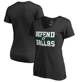 Dallas Stars - Women's Hometown Collection Defend T-Shirt Black