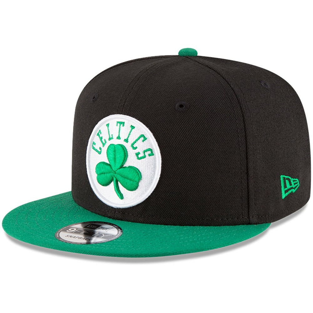 New Era - Boston Celtics 2-Tone 9FIFTY Adjustable Snapback Hat - Black/Kelly Green