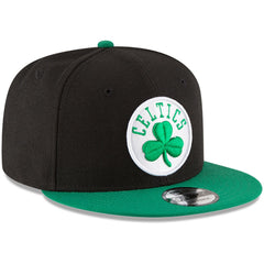 New Era - Boston Celtics 2-Tone 9FIFTY Adjustable Snapback Hat - Black/Kelly Green