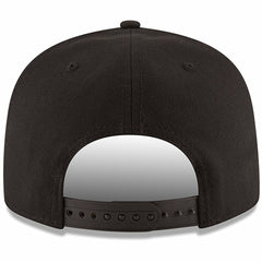 New Era - Atlanta Hawks Black & White Logo 9FIFTY Adjustable Snapback Hat - Black