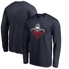NBA - New Orleans Pelicans Gradient Logo Long Sleeve T-Shirt - Navy