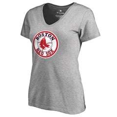 Boston Red Sox Women's Cooperstown Collection Forbes V-Neck T-Shirt discount