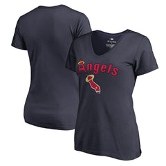 Los Angeles Angels Women's Core Wahconah V-Neck T-Shirt Clearance