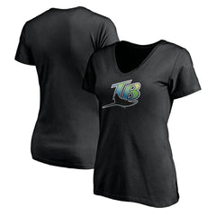Tampa Bay Rays Women's Core Wahconah V-Neck T-Shirt Clearance