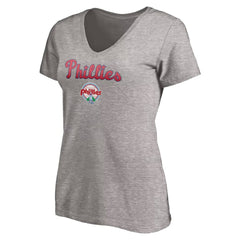 Philadelphia Phillies Women's Core Wahconah V-Neck T-Shirt Lifestyle