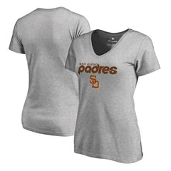 San Diego Padres Women's Core Wahconah V-Neck T-Shirt Sale
